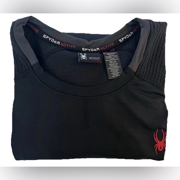 Spyder Long Sleeve Shirt with Blue Highlights - Picture 5 of 7